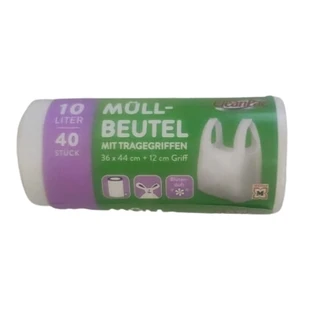 CleanPac, Saci pentru deșeuri cosmetice, 10l, 40 bucăți