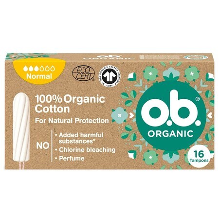 O.B. Bio-Normal-Tampons, 16 Stück