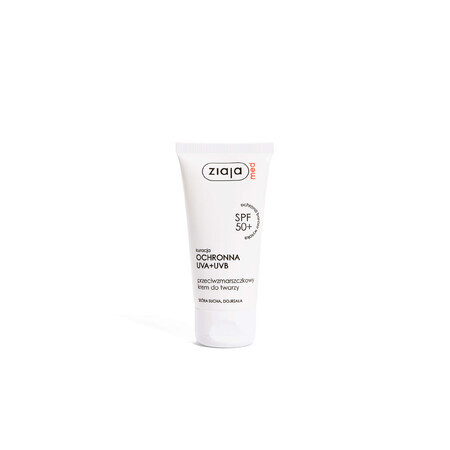 Ziaja Med, SPF 50+, anti-wrinkle cream, 50 ml - Long Shelf Life!