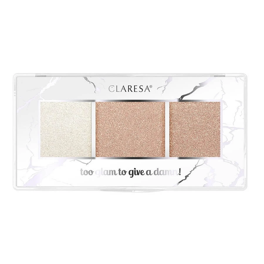 Claresa Too Glam To Give A Damn Paleta rozświetlaczy 11 Rosy Glow, 12.5g: ceny i cechy