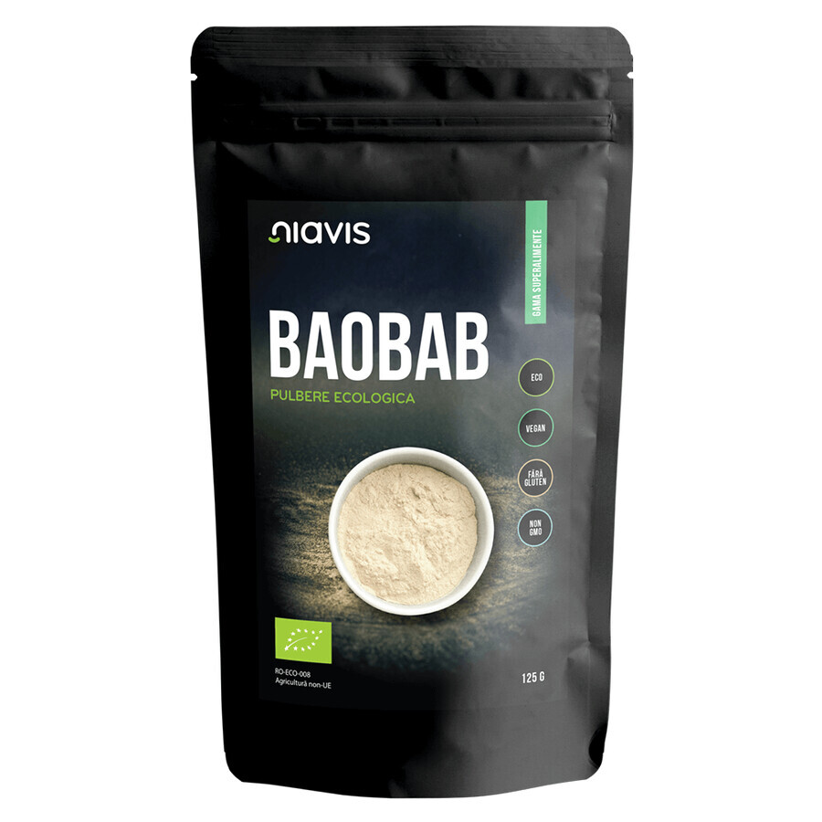 Baobab Bio-Pulver, 125 g, Niavis