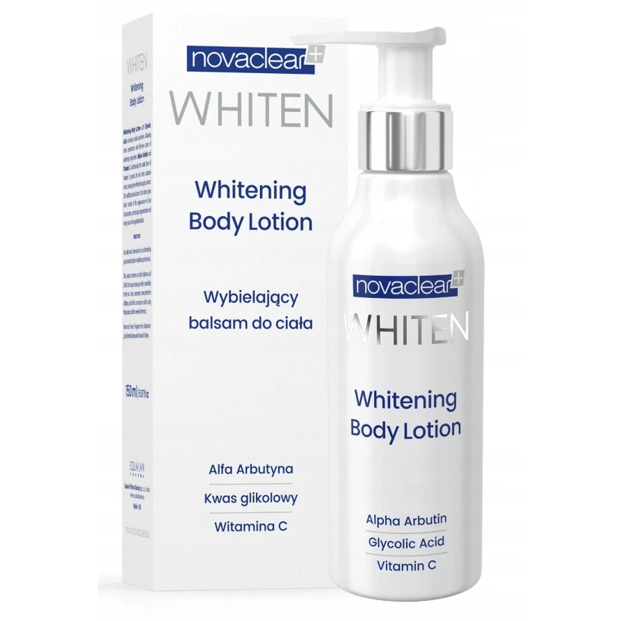 Novaclear Whiten, balsam do ciała redukujący przebarwienia, 150 ml: ceny i cechy