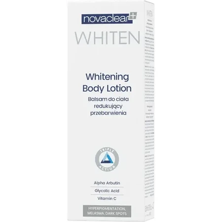 Novaclear Whiten, balsam do ciała redukujący przebarwienia, 150 ml: ceny i cechy