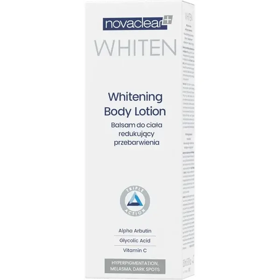 Novaclear Whiten, balsam do ciała redukujący przebarwienia, 150 ml: ceny i cechy