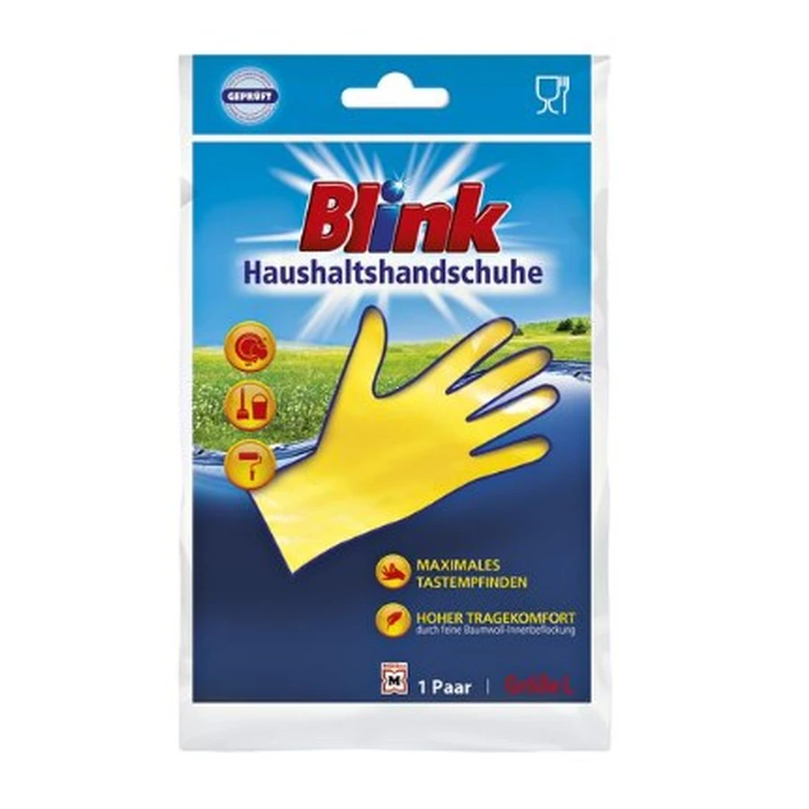 Blink, Rubber handschoenen L, 1 st