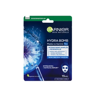 Garnier Hydra Bomb Regenerating Fabric Mască de noapte cu pepene roșu, 28g