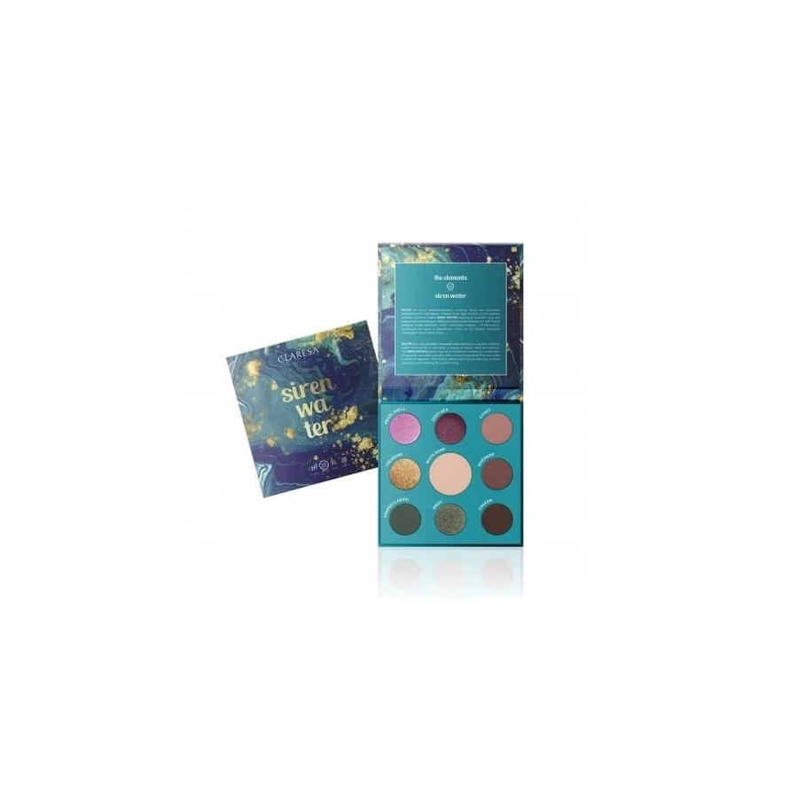 Claresa, Siren Water Eyeshadow Palette, 12 g