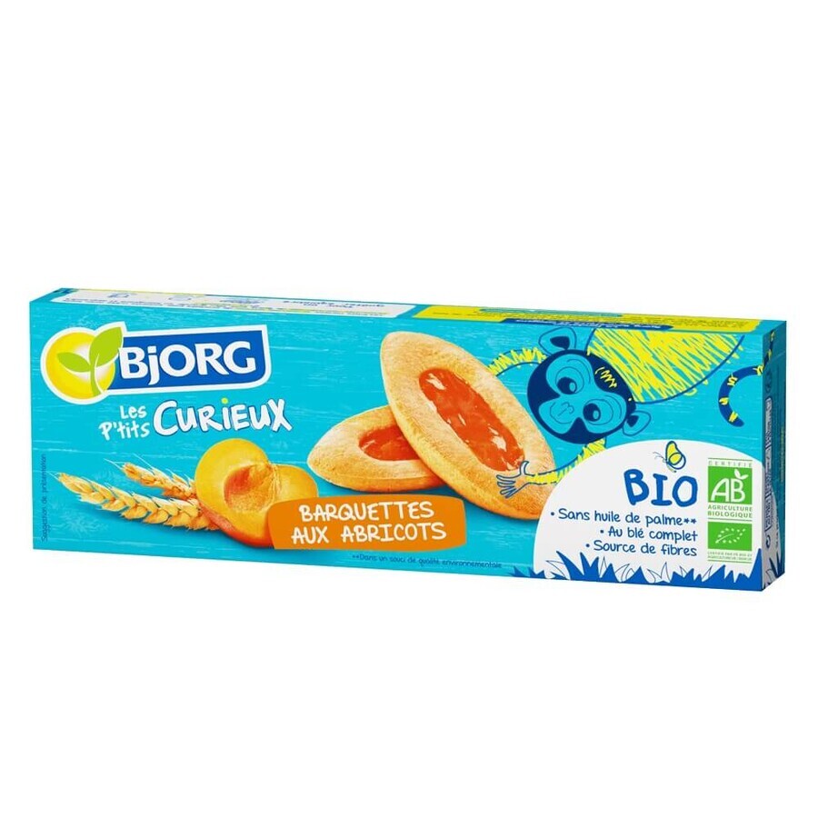 Barcute  pentru copii cu caise, 120g, BJORG