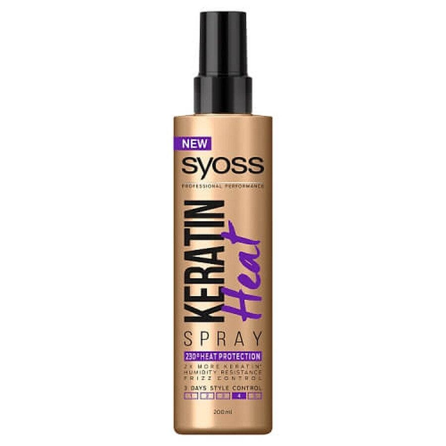 Syoss Keratin Keratin Wärme Spray Wachs Spray 200ml