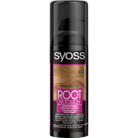 Syoss Root Retouch Spray Enmascarador de Decoloraciones Rubio Oscuro 120ml