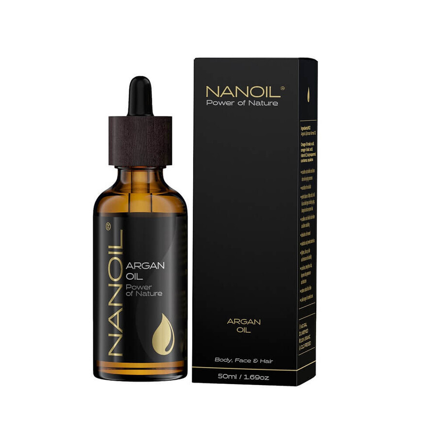 Nanoil Arganöl für Haar- und Körperpflege, 50ml