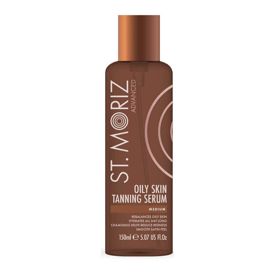 St.Moriz Advanced Pro Gradual Oily Skin Selbstbräunungsserum für fettige und zu Akne neigende Haut, 150ml