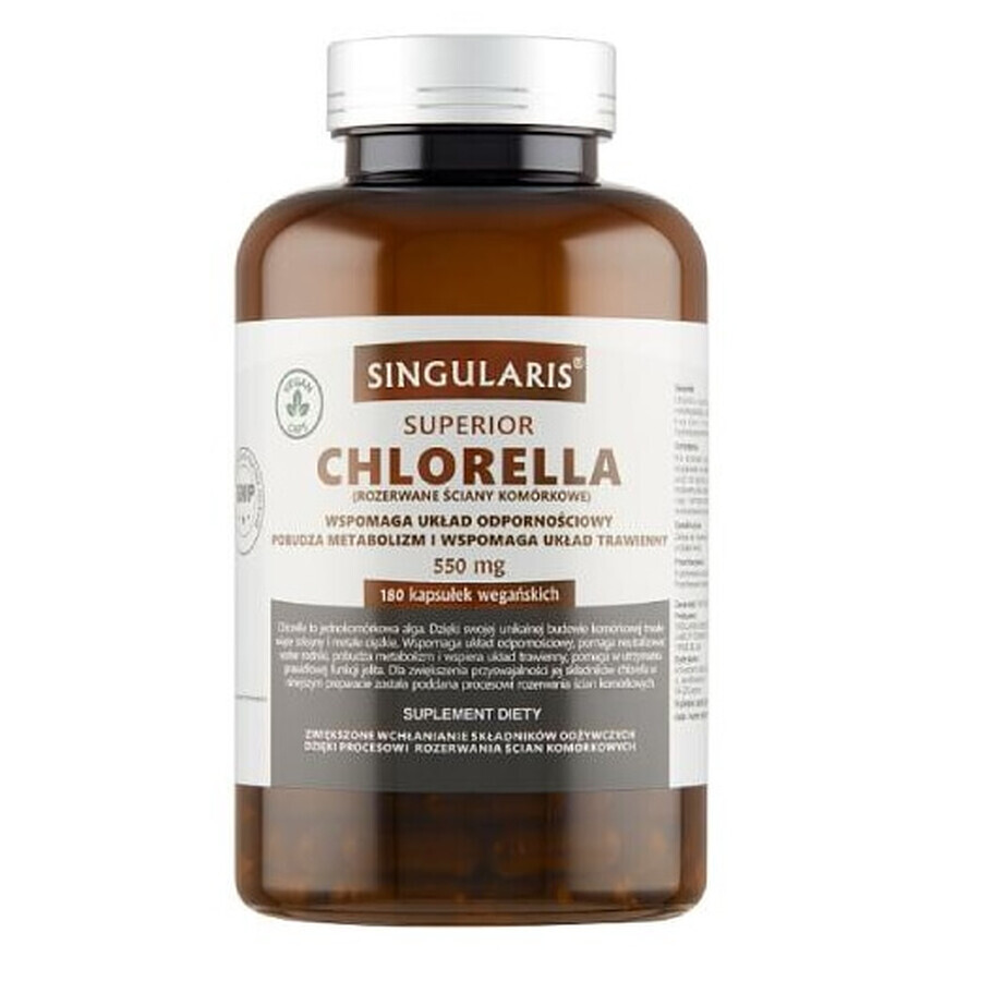 Singularis Chlorella 550mg, 180 Kapseln