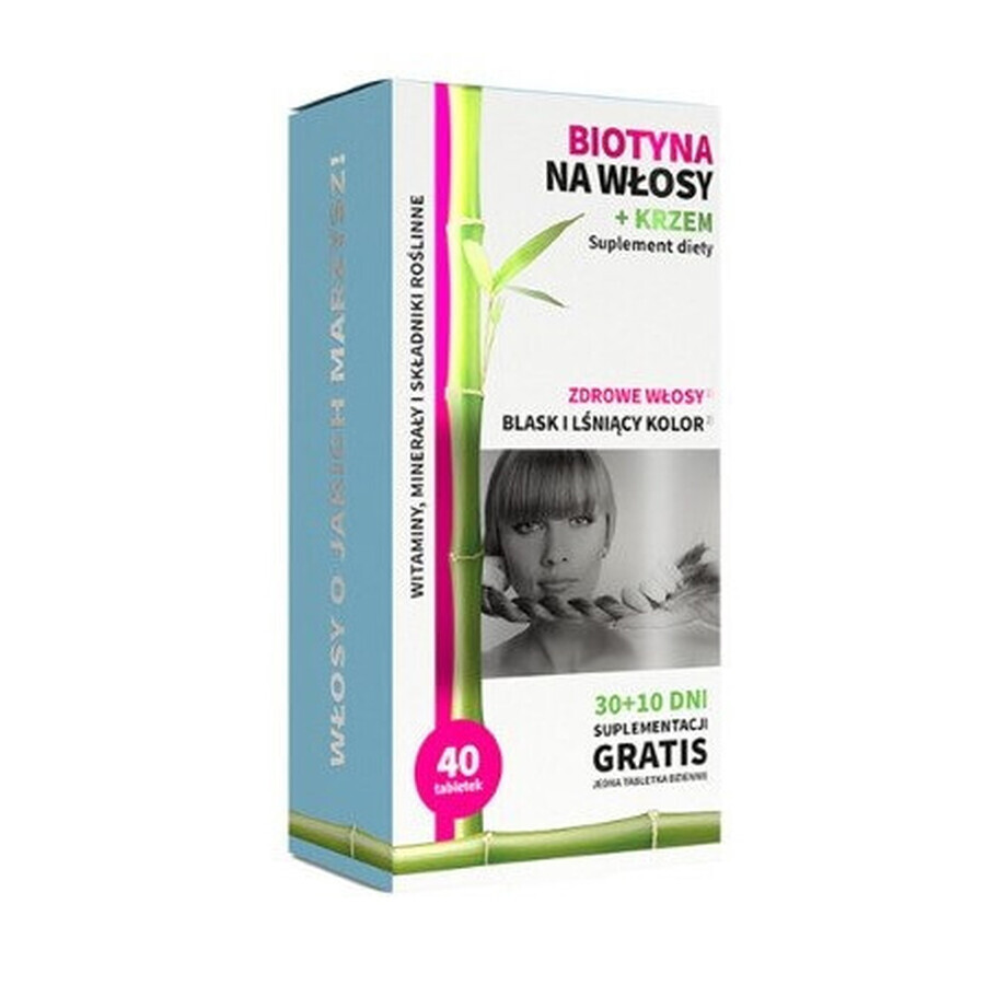 Noble Health Biotin für Wos + Silizium 40 Tabletten