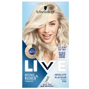 Schwarzkopf Live Intense Bleach Bleiche Wachsaufheller 00A Absolute Platinum