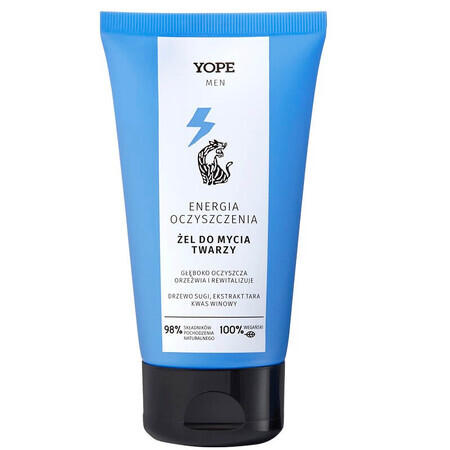 Yope Men Men's Wood el Gesichtswaschmittel für Männer, 150ml