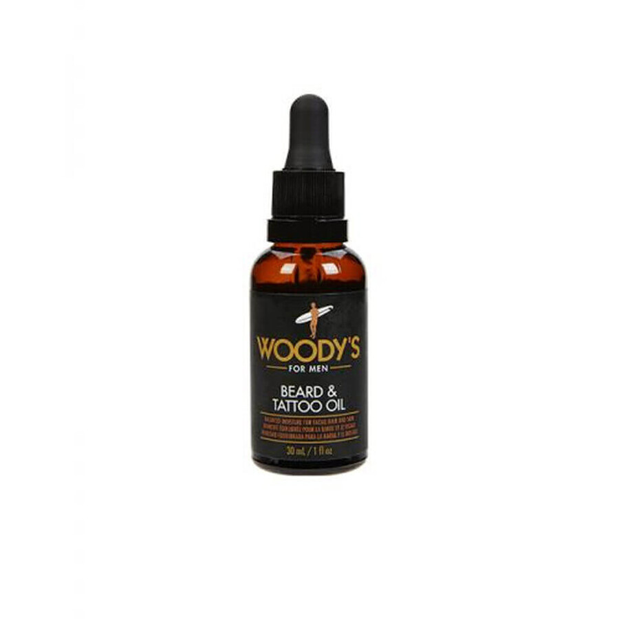 Woodys Beard amp; Tattoo Oil Feuchtigkeitsspendendes Bart- und Tattooöl, 30ml