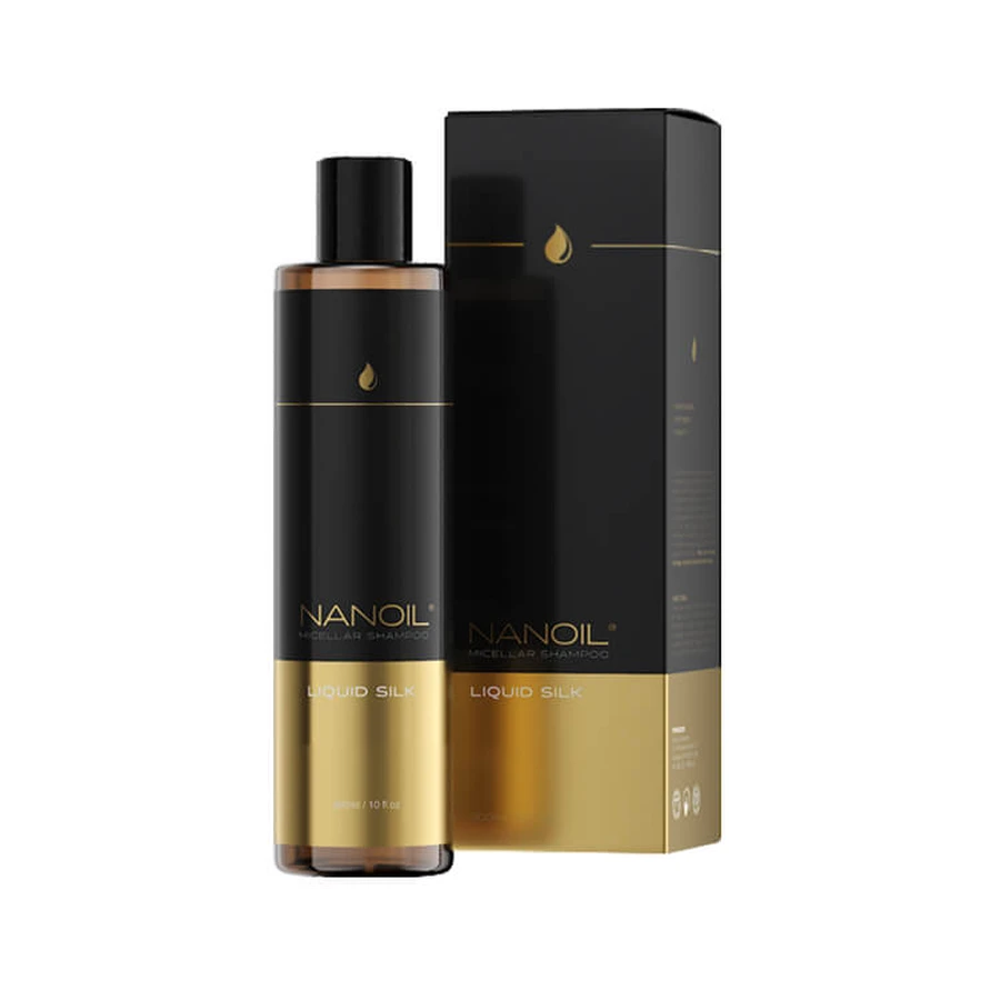 Nanoil Liquid Silk Micellar Shampoo Seidenmizellen Shampoo 300ml