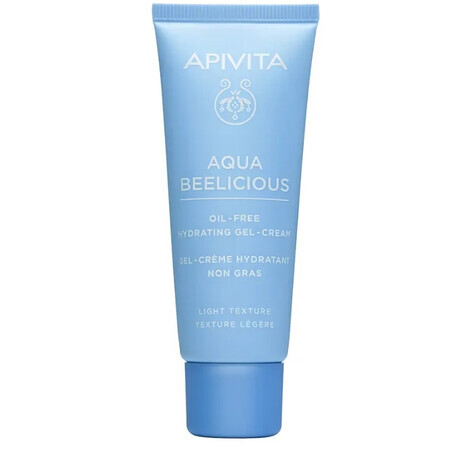 Apivita Aqua Beelicious, cremă hidratantă pentru față, ușoară, fără ulei, 40 ml