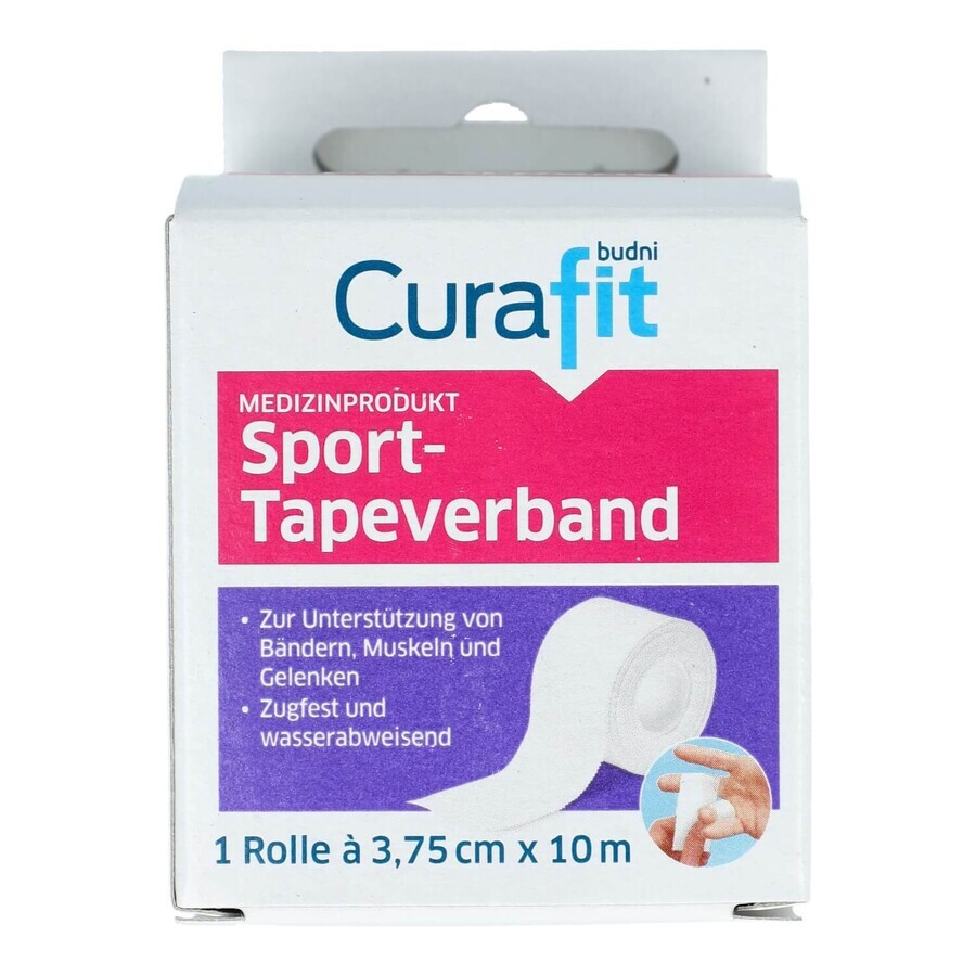 Curafit, Elastische Bandage für Sportler 3,75cm x 10m, 1 Stück