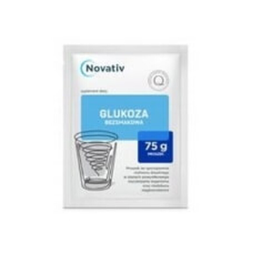 Novativ Geschmacksneutrales Glukosepulver, 75g