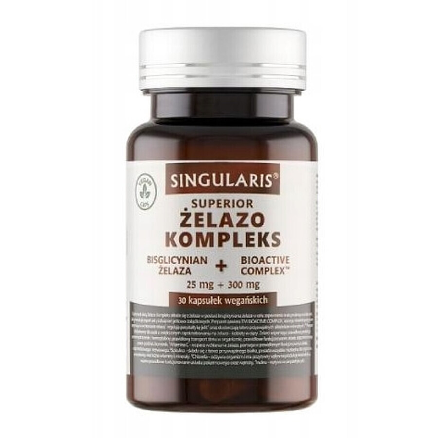 Singularis Superior elazo Complex 25 mg + Bioactiv Complex 300 mg, 30 Kapseln