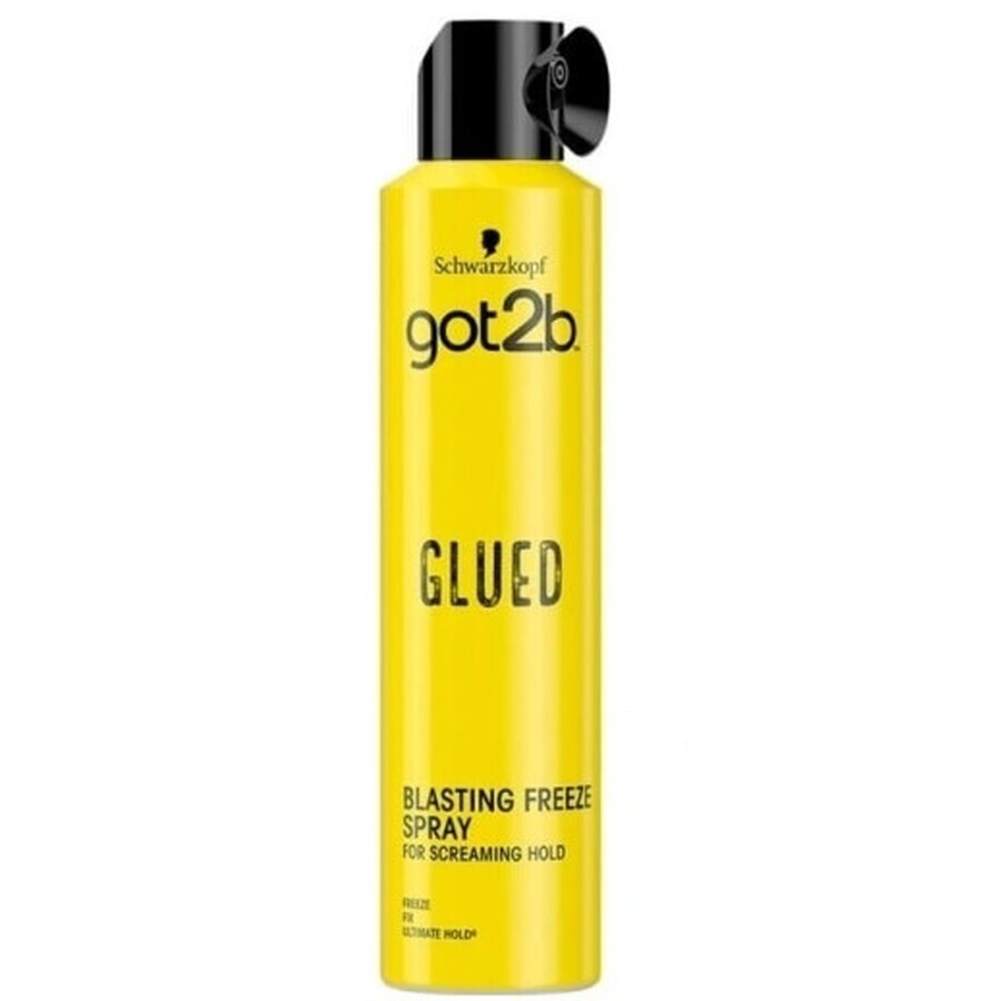 Got2B Glued Glued Spray de cera con fijación mega fuerte, 300ml