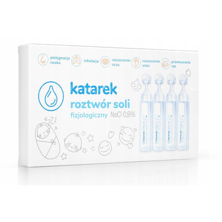 Katarek, Physiologische Kochsalzlösung, 10 x 5 ml