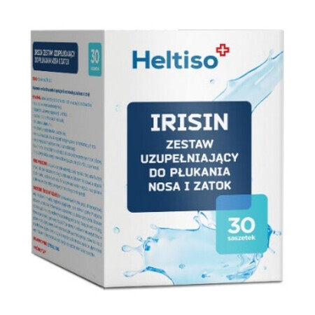 Heltiso Irisin Nasal and Sinus Decongestion Kit, 30 sachets - Long shelf life!