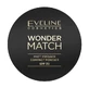 Eveline Cosmetics, Wonder Match, Pudră presată mată cu SPF 30 nr. 02, 8 g