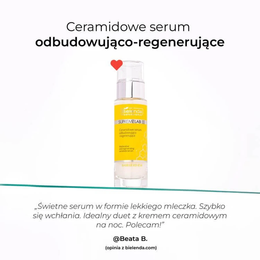 Bielenda Professional SupremeLab Barrier Barrier Renew Ceramide Reconstruction and Regeneration Serum, 30ml