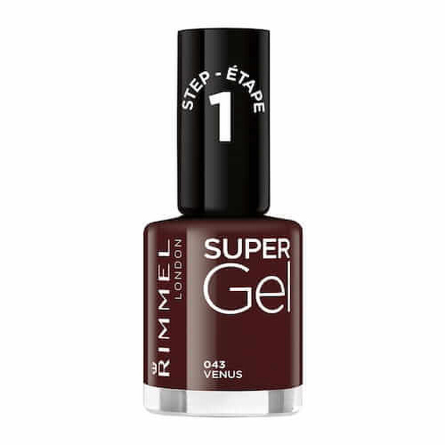 Rimmel Super Gel Nail Polish 043 Venus, 12ml