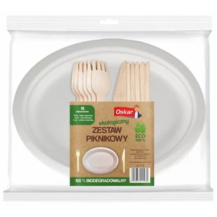 Oskar, Weekend ECO picknickset, 18 stuks