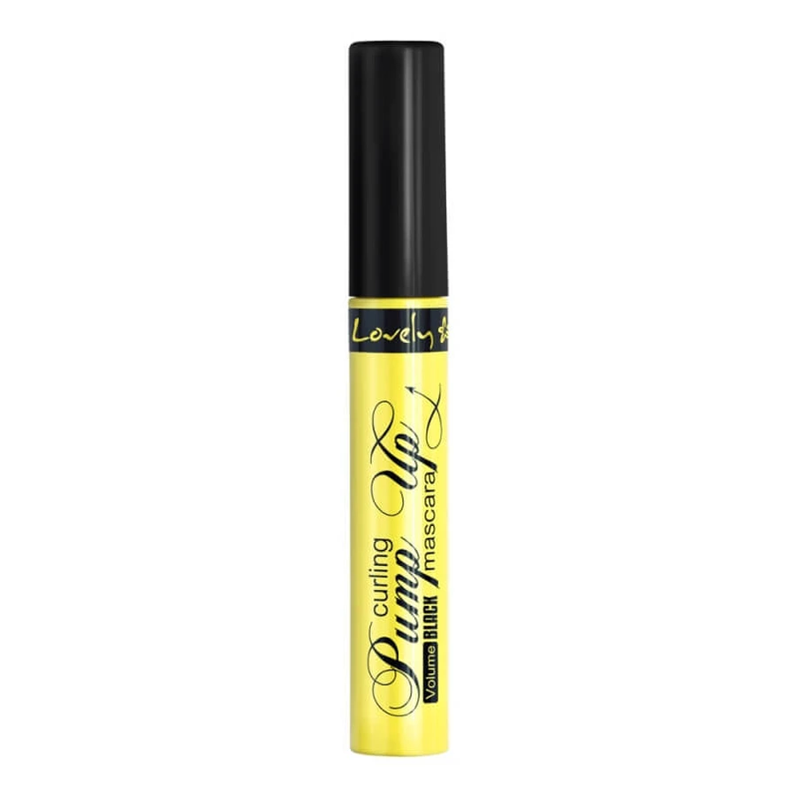 Lovely Pump Up Curling Volume Verdickende Wimperntusche Tiefschwarz, 8g