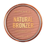 Rimmel Natural Face Bronzer con purpurina iluminadora 001 Sunlight, 14 g