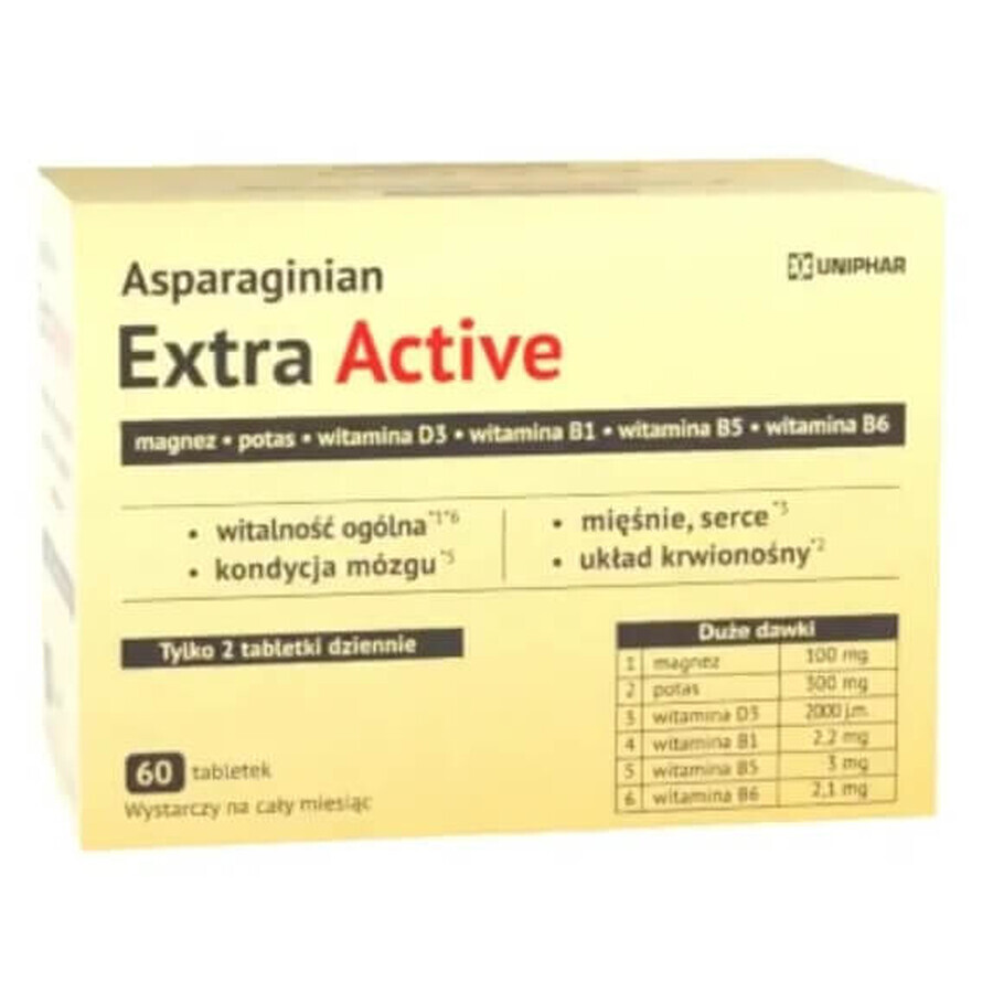 Asparaginian Extra Aktiv, 60 Tabletten