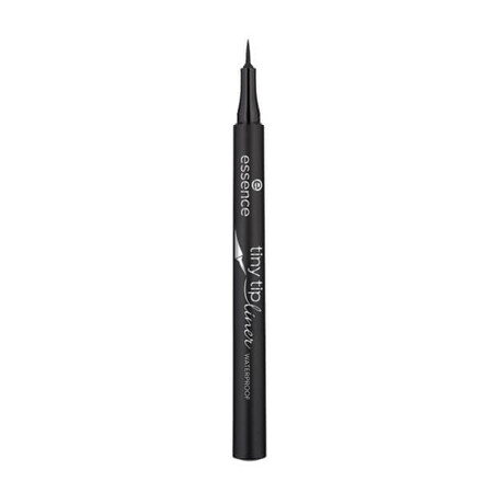 Essence Tiny Tip Liner Lápiz de ojos resistente al agua 01 Negro intenso, 1,1 ml