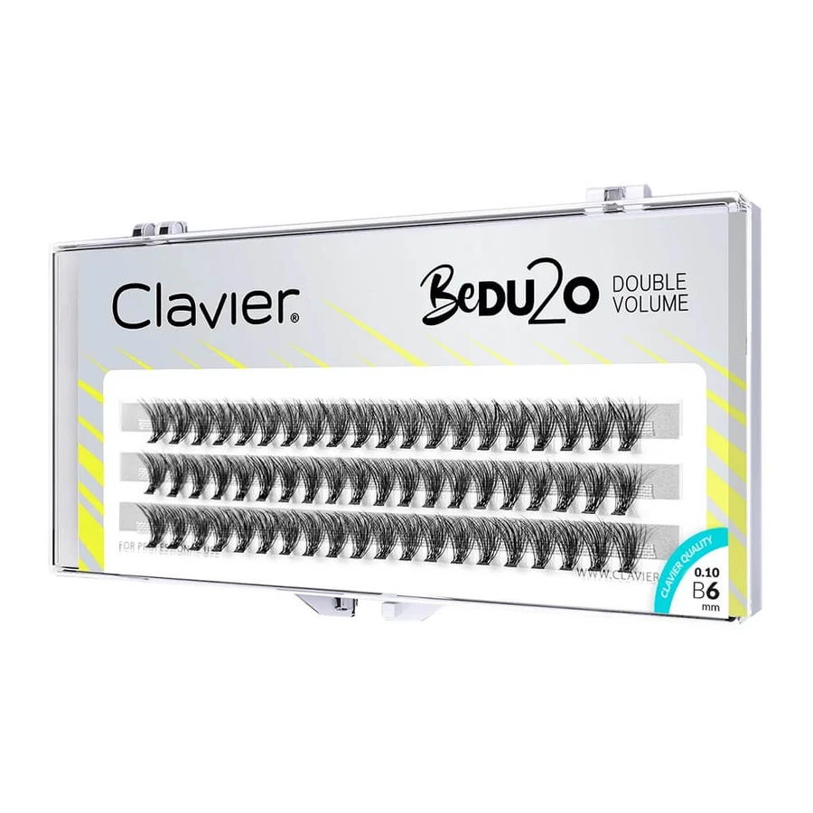 Clavier BeDU2O Double Volume Kępki rzęs 6mm: ceny i cechy