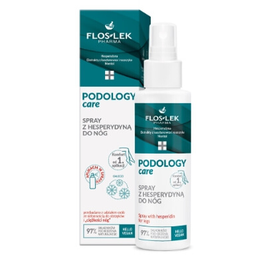 Flos-Lek Pharma Podology Care Fußpflege Feuchtigkeitscreme mit Hesperidin, 80 g