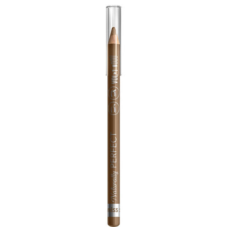 Miss Sporty Crayon pour les yeux et les sourcils Naturally Perfect 012 Blond Brown, 0.78g