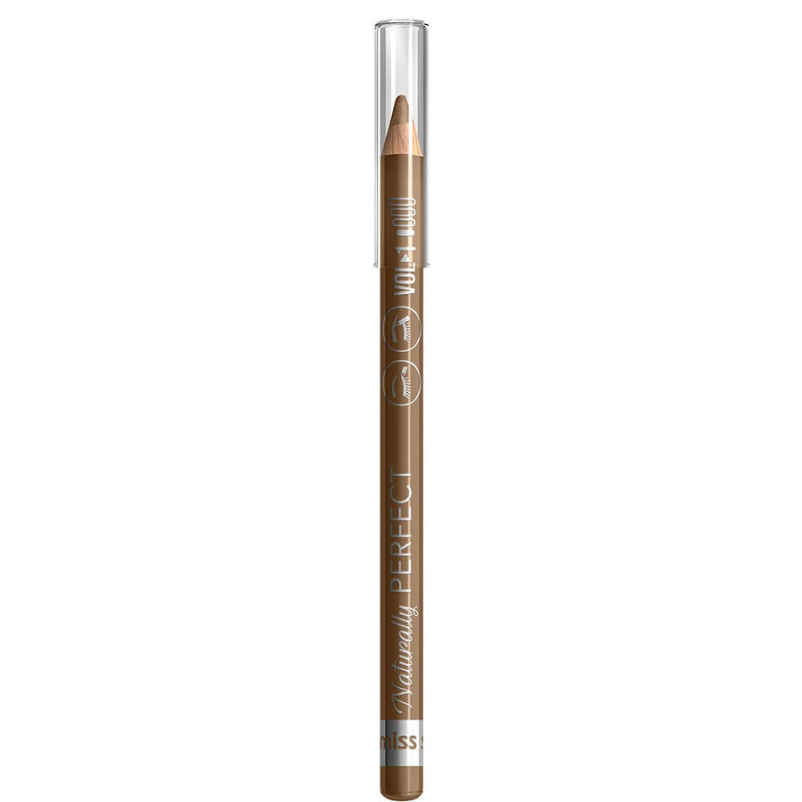 Miss Sporty Crayon pour les yeux et les sourcils Naturally Perfect 012 Blond Brown, 0.78g