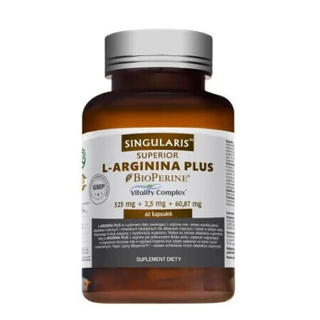 Singularis L-Arginin plus 525mg, 60 Kapseln