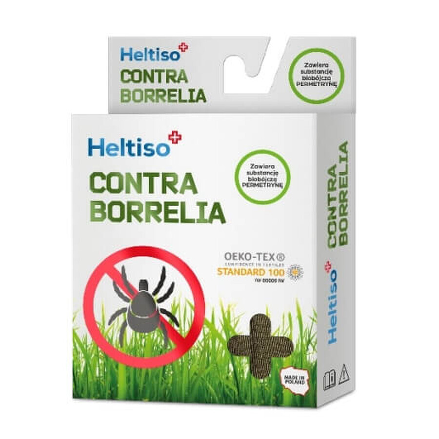 Heltiso contro la Borrelia Senza bretelle per bambini taglia 92/128, 2 pezzi - A lungo termine!