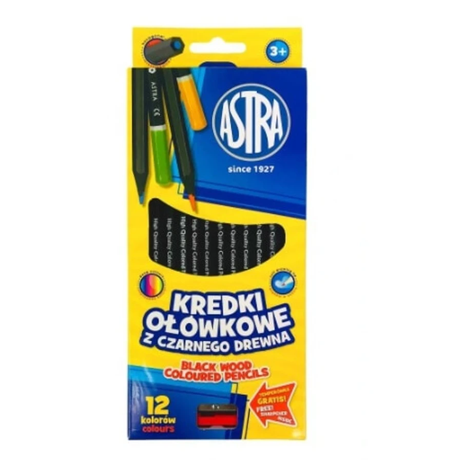 Astra, Gekleurde oogpotloden, 12 kleuren