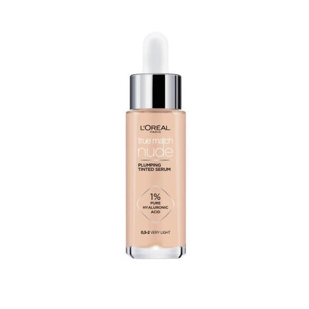 L'Oreal Paris True Match Nude Serum Siero Nude in 0,5-2 sottotoni molto chiari, 30ml