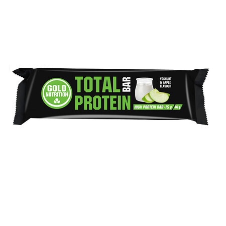 Baton cu iaurt si mere Total Protein, 46 g, Gold Nutrition