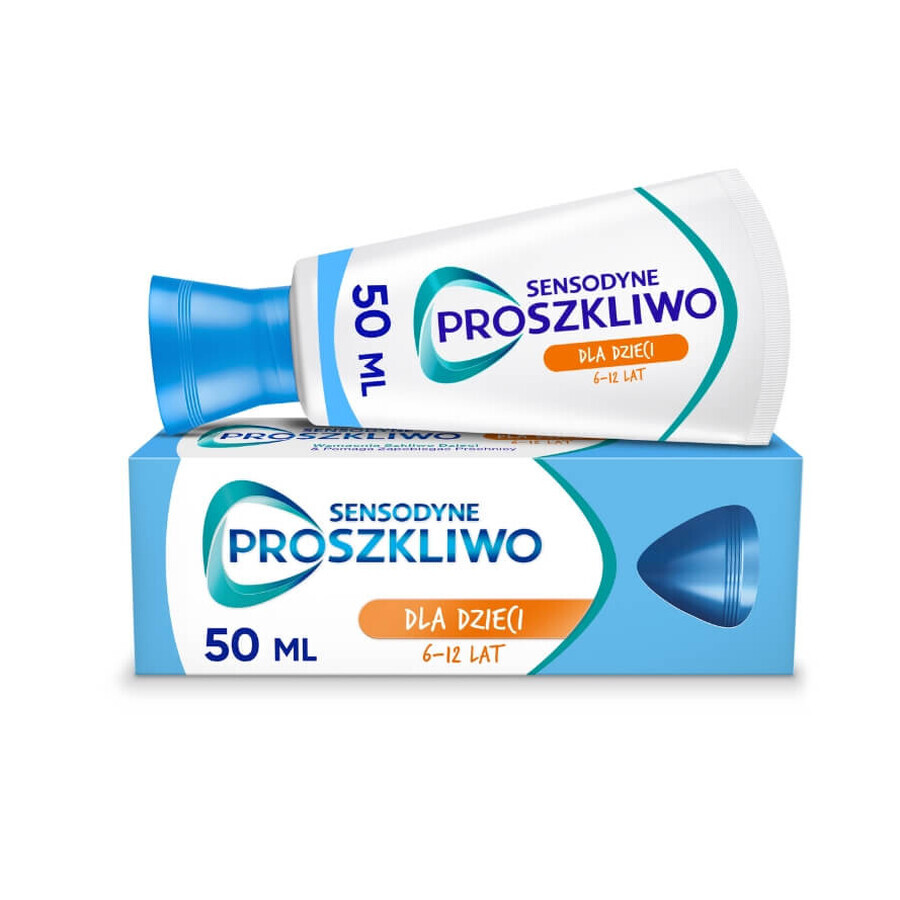 Sensodyne Pro Enamel Zahnschmelzstärkende Fluorid-Zahnpasta für Kinder 50 ml