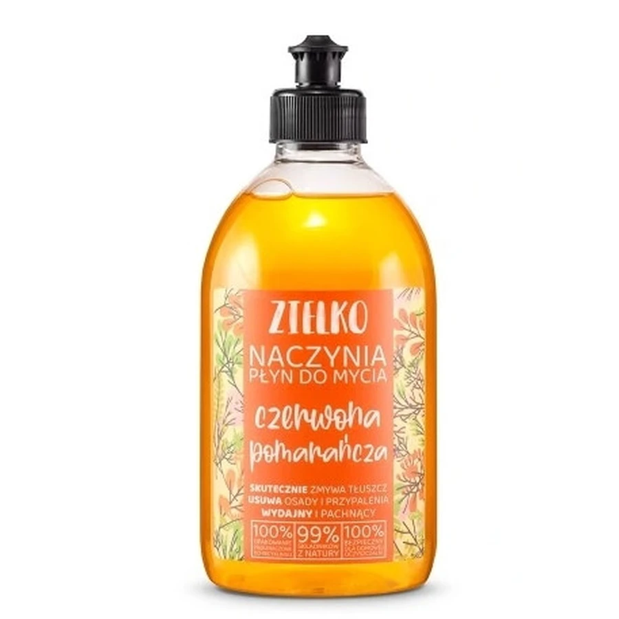 Zielko Afwasmiddel rood oranje, 500 ml