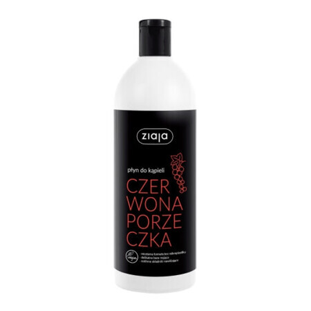 Ziaja, Badelotion, Rote Johannisbeere, 500 ml - Lange haltbar!