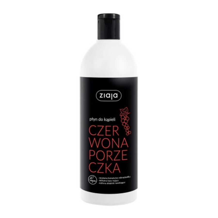 Ziaja, Badelotion, Rote Johannisbeere, 500 ml - Lange haltbar!